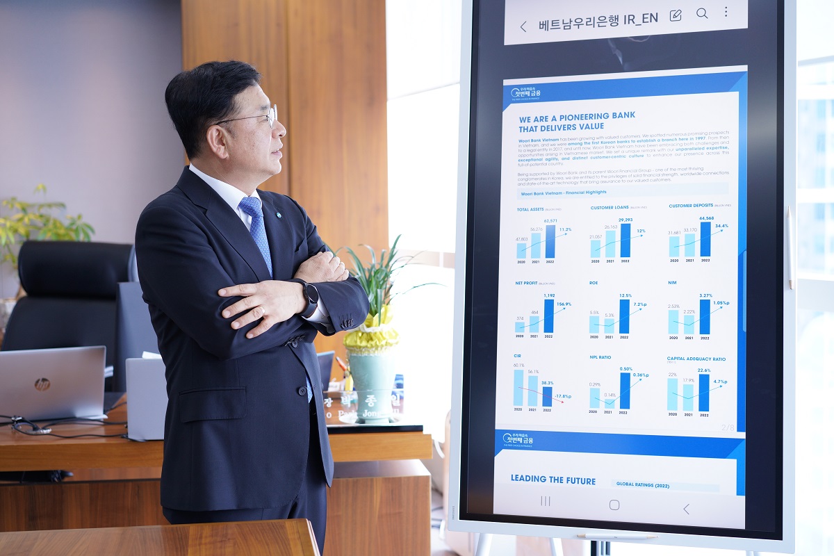 Ngân hàng Woori “hâm nóng” cuộc đua chuyển đổi số