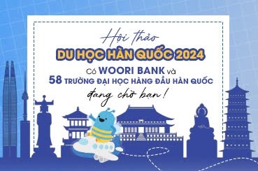 Woori Bank đồng hành cùng hội thảo du học Hàn Quốc 2024