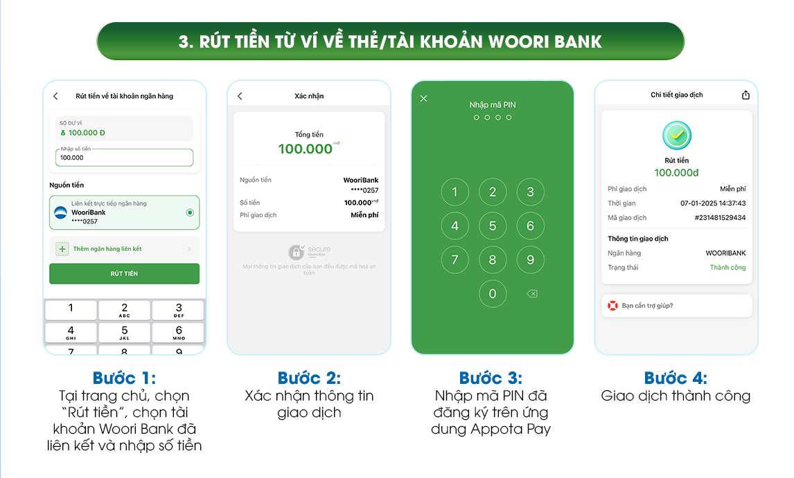 Worri Ngân hàng Woori bắt tay với ví điện tử Appota, đa dạng hóa tiện ích ...
